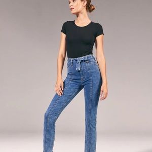 Abercrombie mom jeans